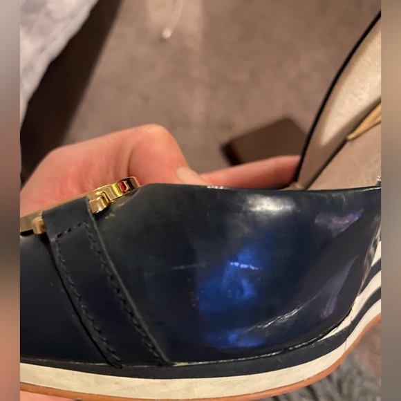 MK Black and White Stripe Heel size 5.5 - Picture 7 of 7